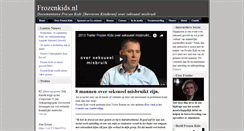 Desktop Screenshot of frozenkids.nl